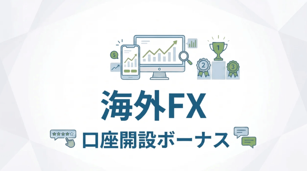 海外FXの口座開設ボーナス